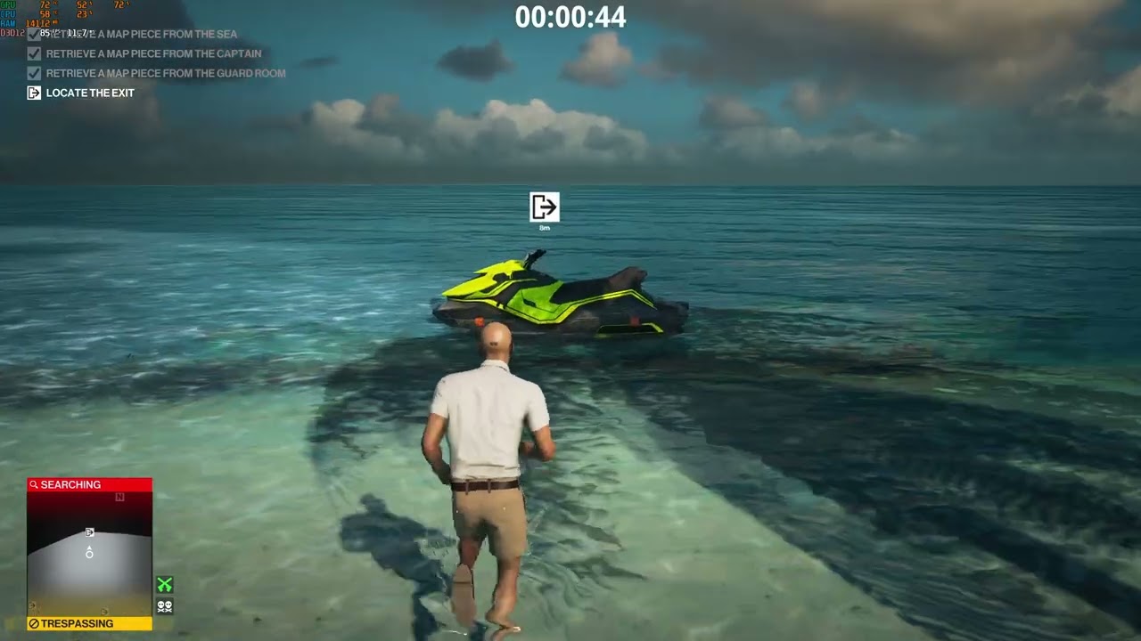Hitman WoA Escalation Speedrun - The Bartholomew Hornswoggle Lvl 1 - 45 seconds