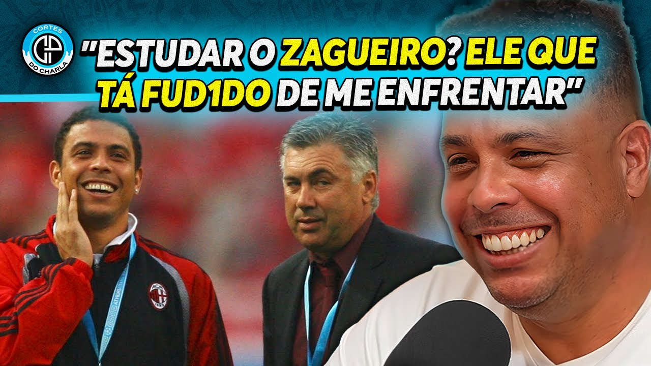 O DIA QUE MANDARAM O RONALDO ESTUDAR O ZAGUEIRO 🤣