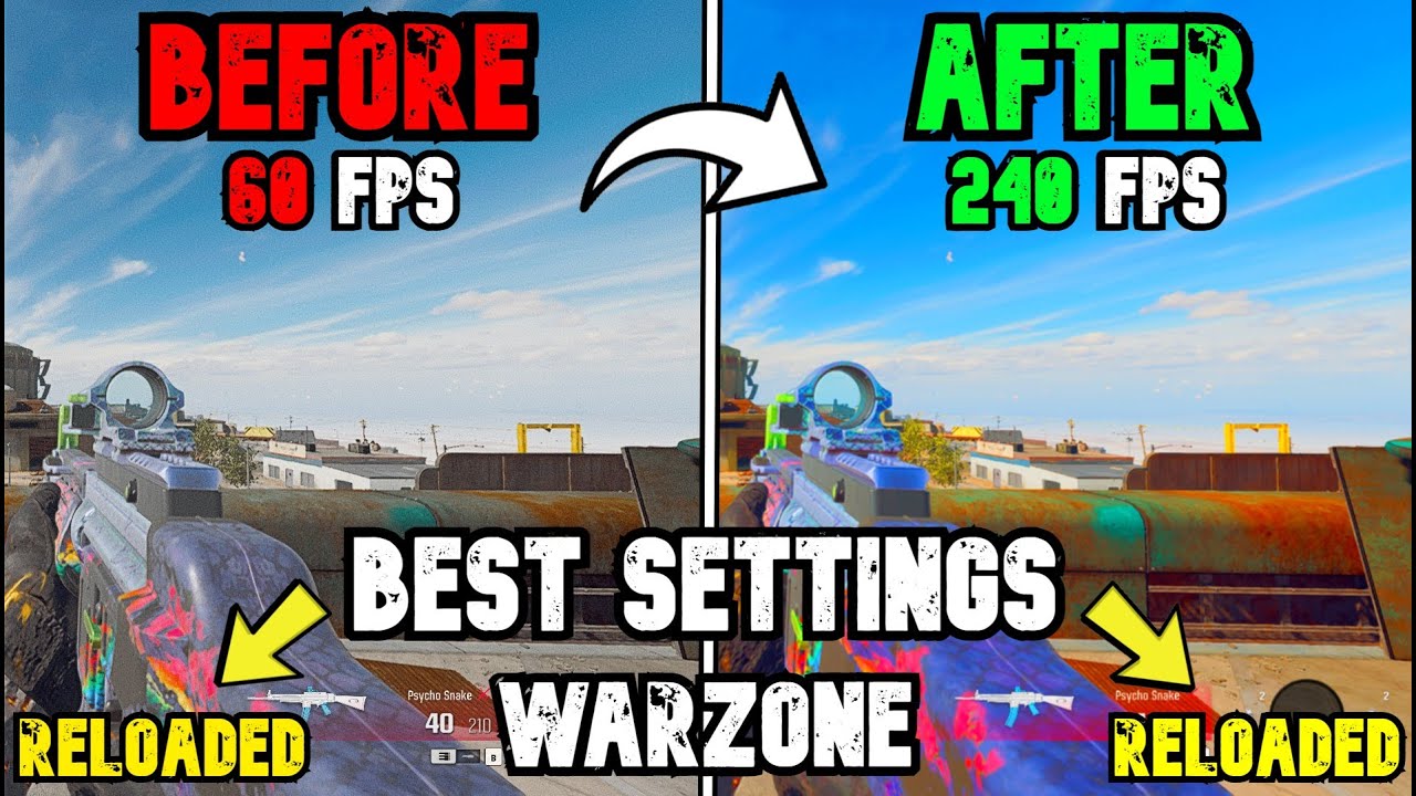 BEST PC Settings for Warzone SEASON 1! Reloaded (Optimize FPS & Visibility)