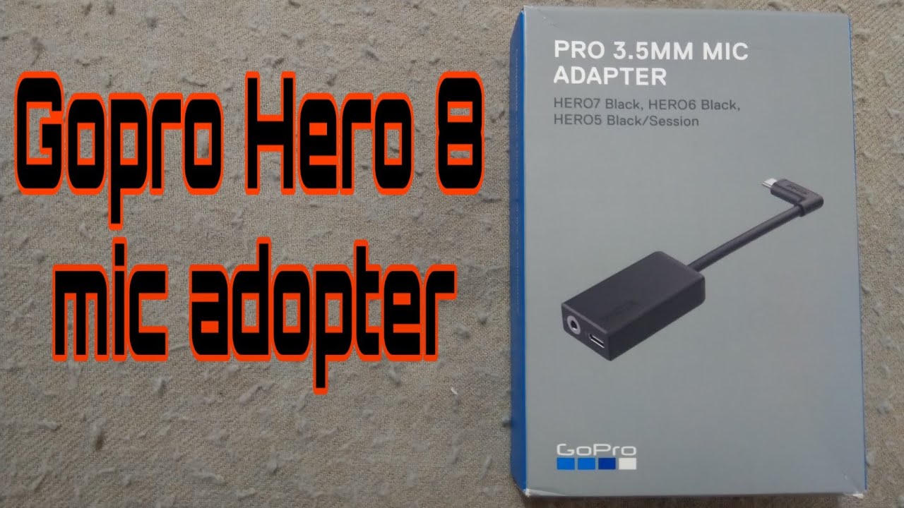Gopro hero 8 Black microphone adapter, full review, unboxing, testing voice quality, moto vlog