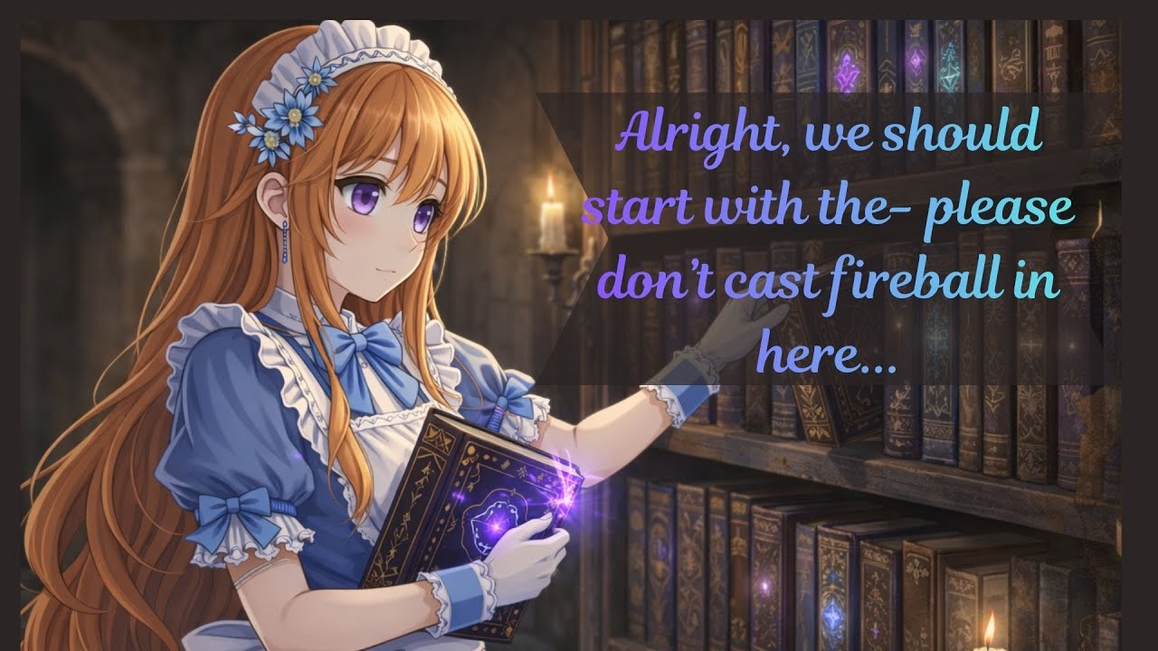 Maid Helps You Learn Magic: ASMR [F4M] [Magic History] [Prince]
