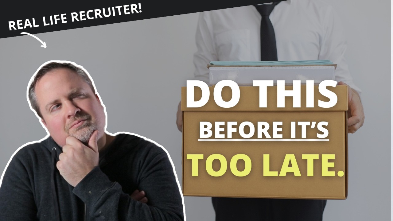 Worried A Layoff Is Coming?  Do This NOW!