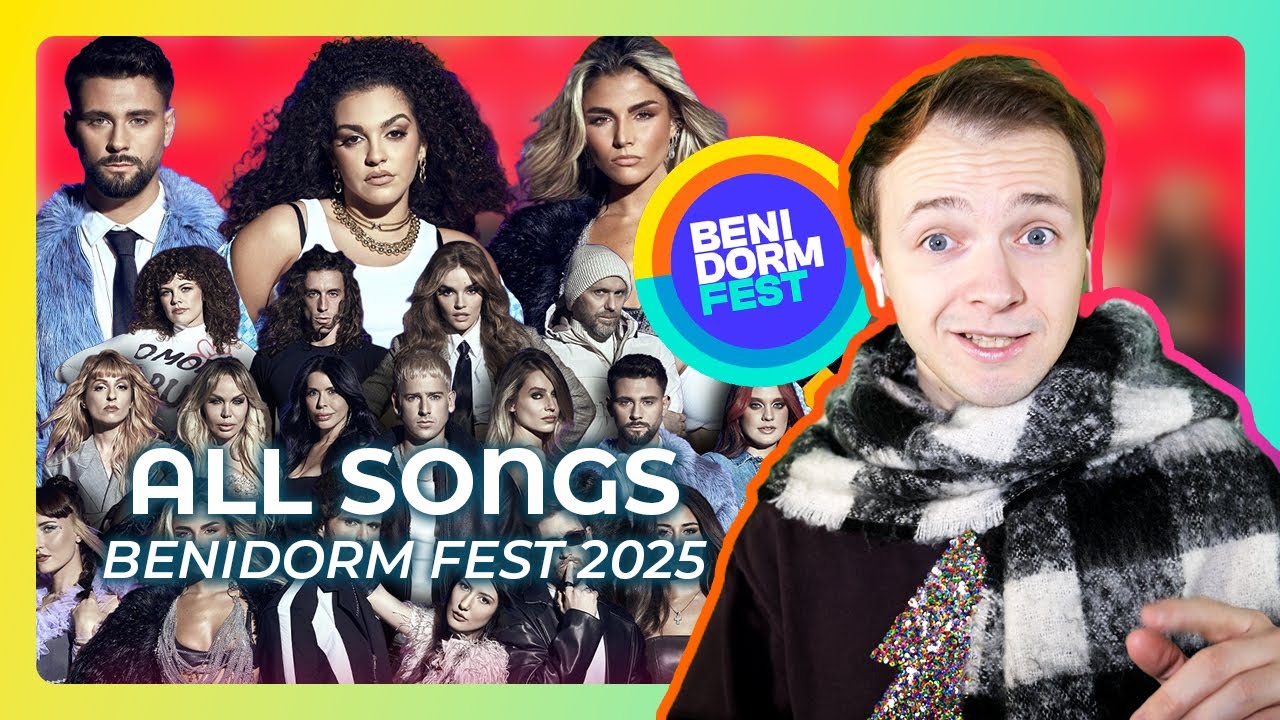 BENIDORM FEST 2025: ALL SONGS REACTION (Carla Frigo, J Kbello, Lachispa, Melody, Sonia y Selena...)