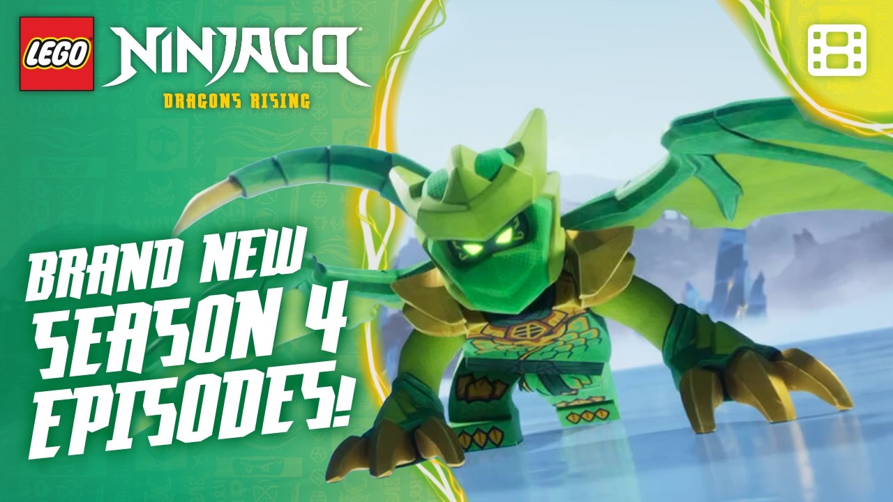 NEW Season 4 Episodes | Can the Ninja STOP the Weapon of Desolation? | LEGO NINJAGO: Dragons Rising