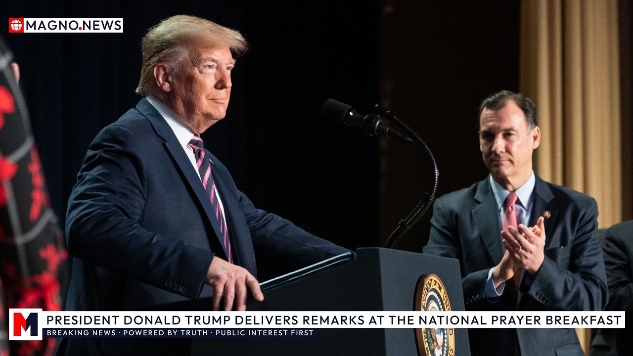 🇺🇸 President Donald Trump Delivers Remarks at the National Prayer Breakfast in Washington, DC [LIVE]