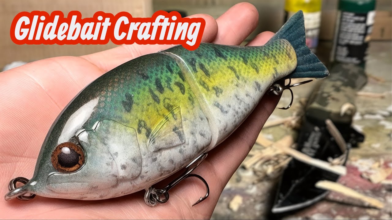 The Juiciest of All Glidebaits | Carving a Wood Crappie Glidebait