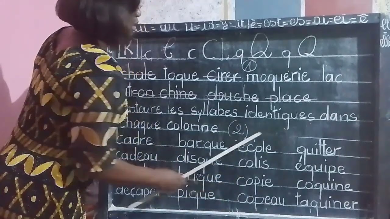 Jeux de lecture avec le son K #apprendrelefrançais