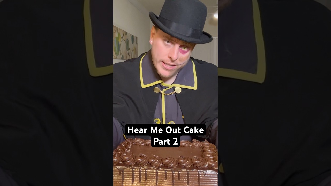 HEAR ME OUT CAKE with the Sides - PART 2! 🎂 (Full video at end!) #hearmeout #comedy #shorts