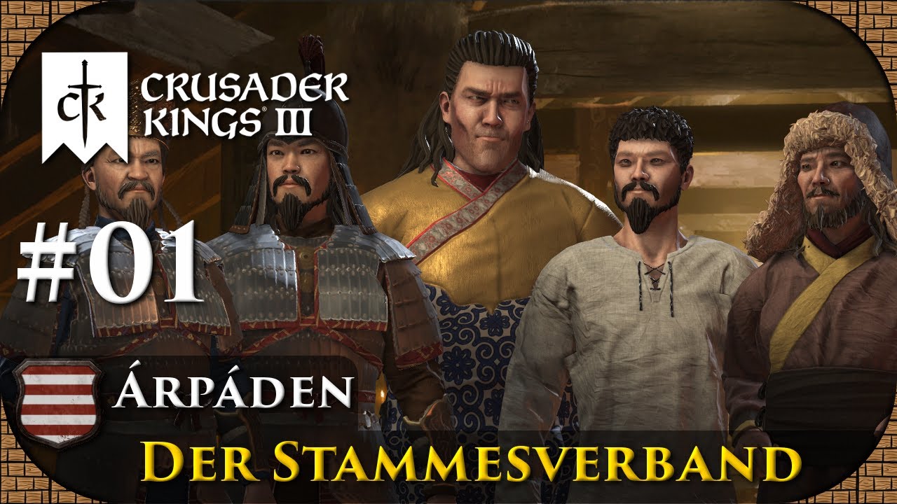 👑 Crusader Kings 3: Die Árpáden #01 - Der Stammesverband (Let's Play,🇩🇪 Deutsch)