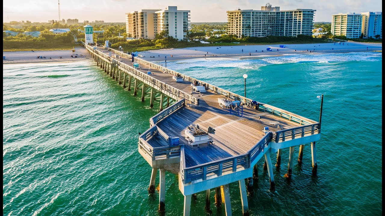Exploring the Stunning Views of Pompo Beach Pier, Fishing Pier In Pompano Florida.