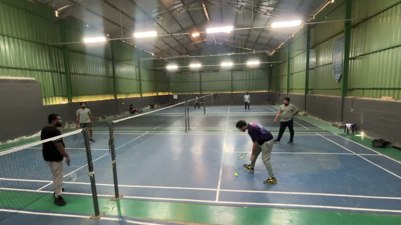 Badminton Gameplay with friends | subscribe 