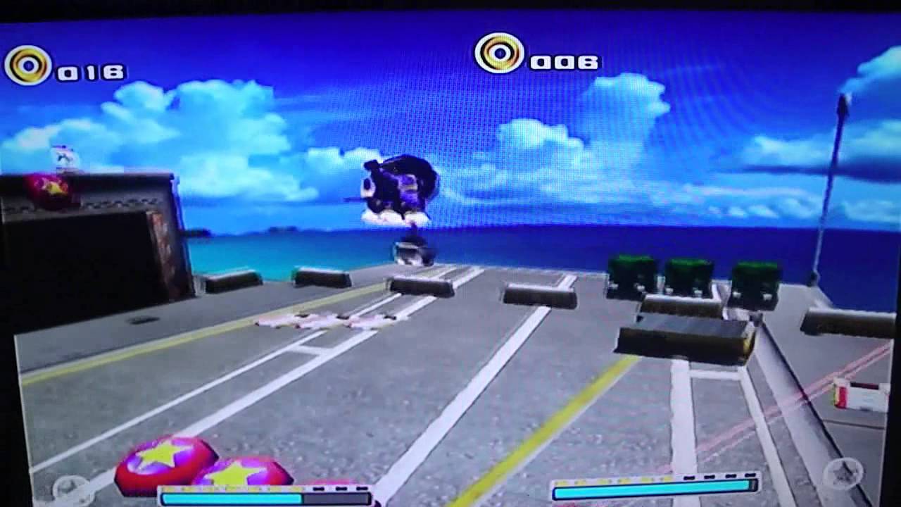 Тейлз против Доктора Эггмана в битве Sonic Adventures 2 на Dreamcast (HD)