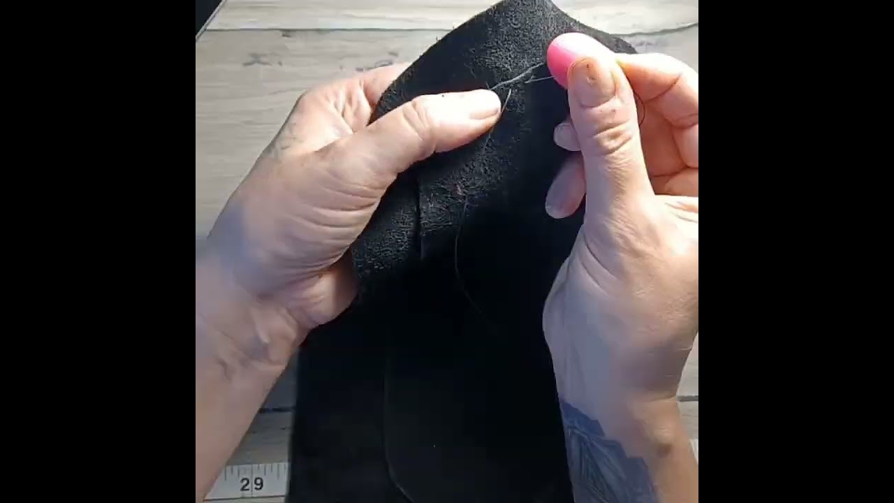 How to Sew the Sole onto your Moccasin (Short)