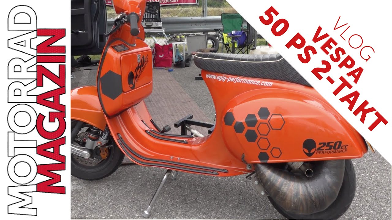 Vespa mit 250 Kubik und 50 PS - Zweitakt-Rakete im Small-Frame
