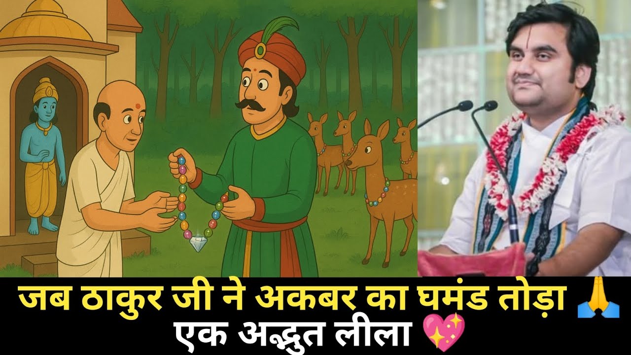 ठाकुर जी ने कैसे तोड़ा अकबर का घमंड🙏|@Bhaktipath 