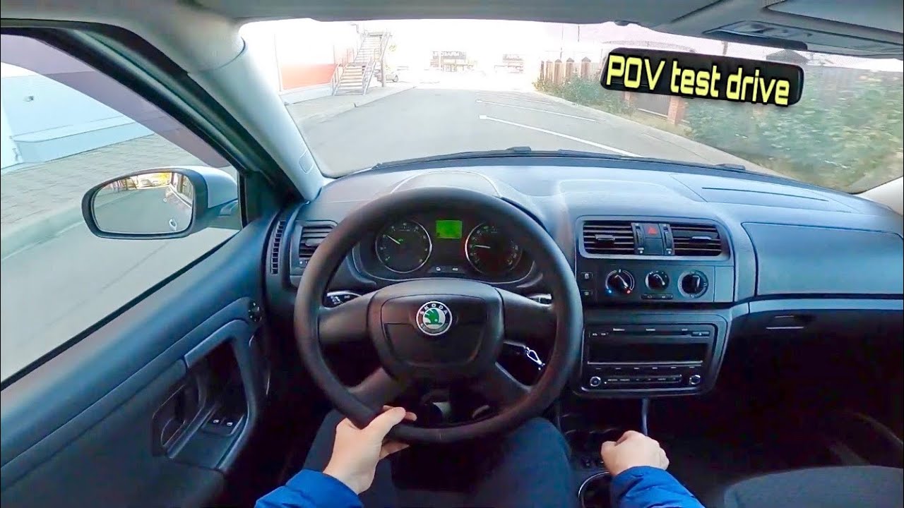2012 Skoda Fabia (1.6 MT 105hp) POV Test Drive