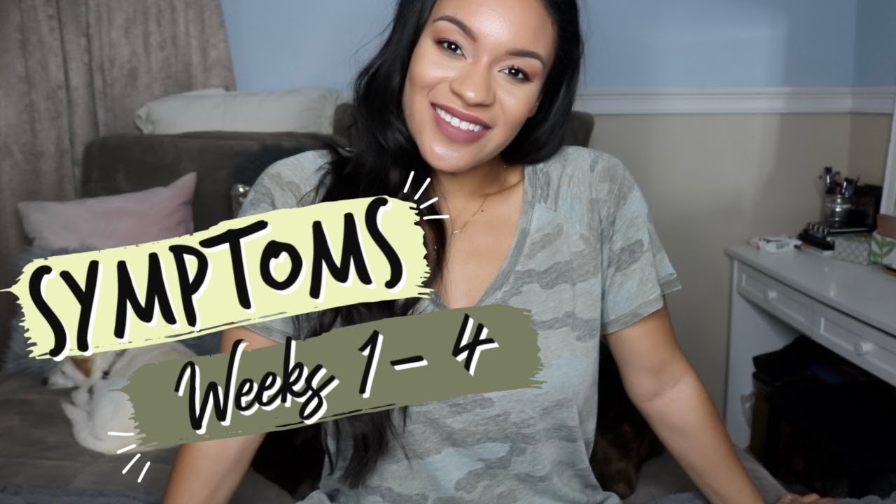 HOW I KNEW I WAS PREGNANT!!! - EARLY PREGNANCY SYMPTOMS 0-4 WEEKS!