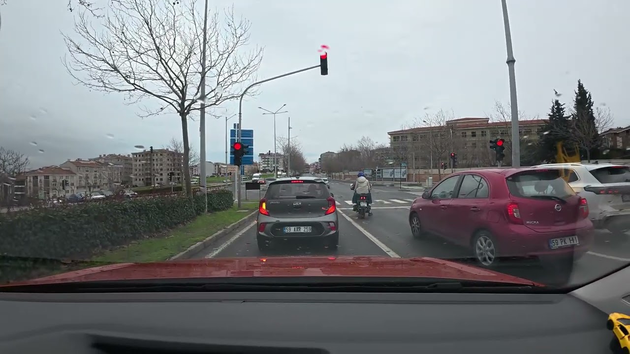 EHLİYET SINAV GÜZERGAHI ÇORLU   1. Güzergah