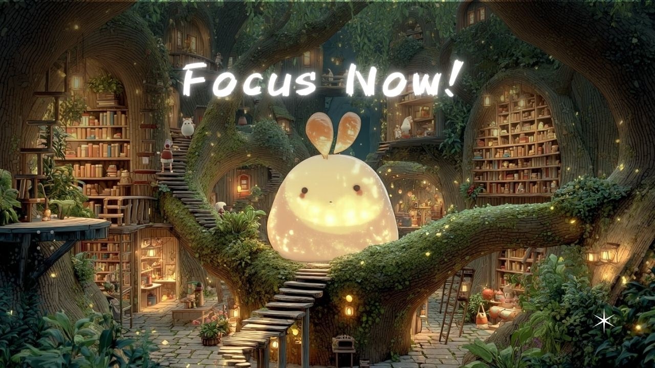 [Play List] 🏠魔法樹屋 - 光精靈528Hz創意專注音樂｜2小時提升專注力｜深呼吸, 進入心流💡