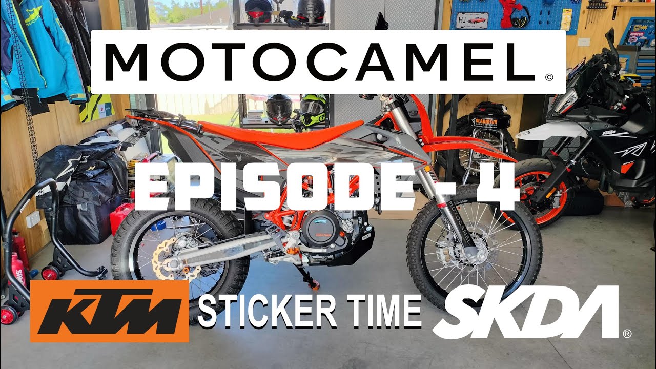 Эпизод 4. Наклейки KTM 690 Enduro R «КАМЕЛ» 🐪 Сборка мотоцикла.