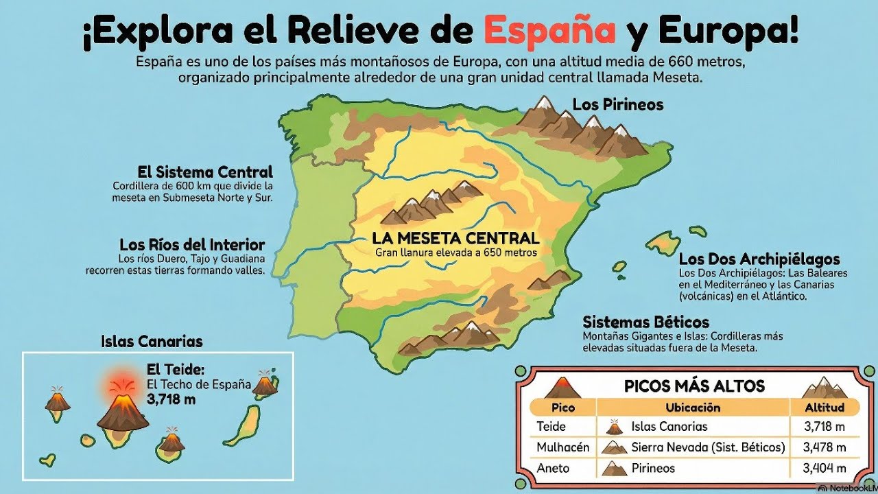 La geografía de España