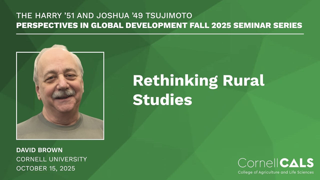 Rethinking Rural Studies