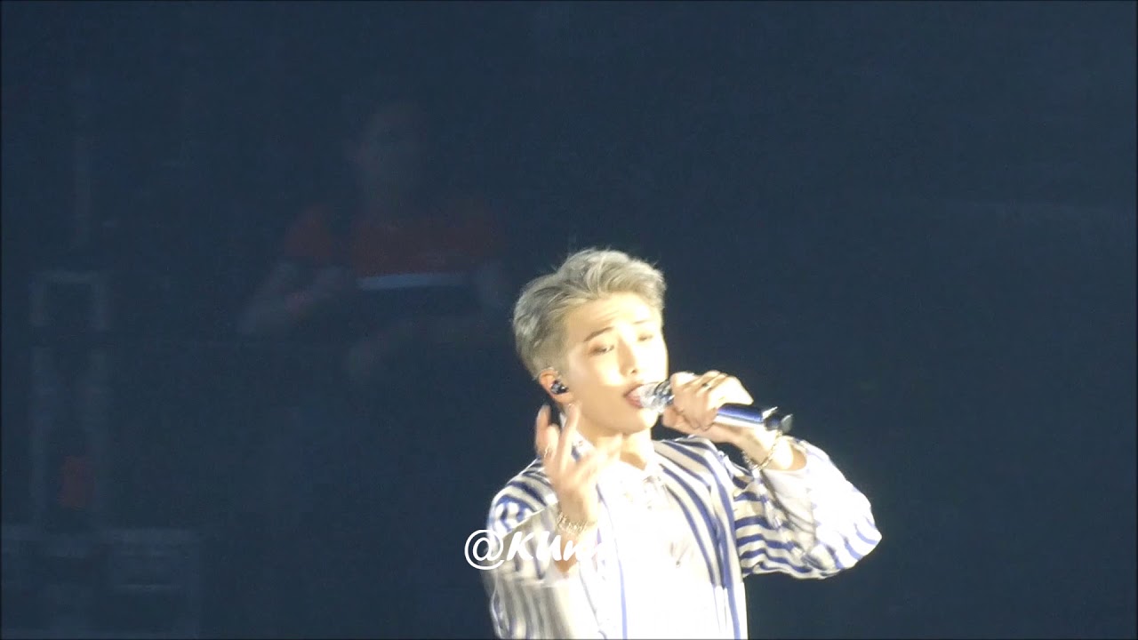 BTS (방탄소년단) - RM solo stage (Trivia: Love) - Love Yourself World Tour 20181019 Paris