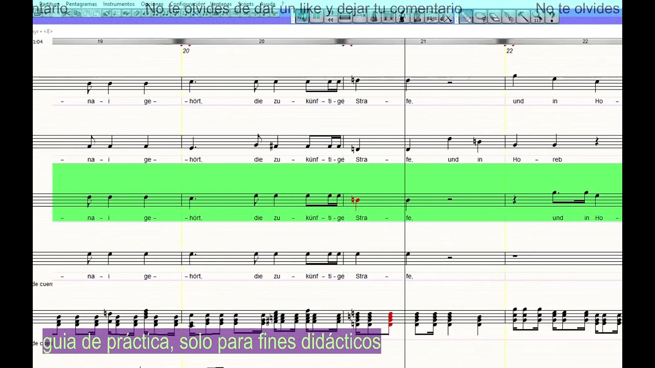 Elias Mendelssohn Nº 38 TENOR guía