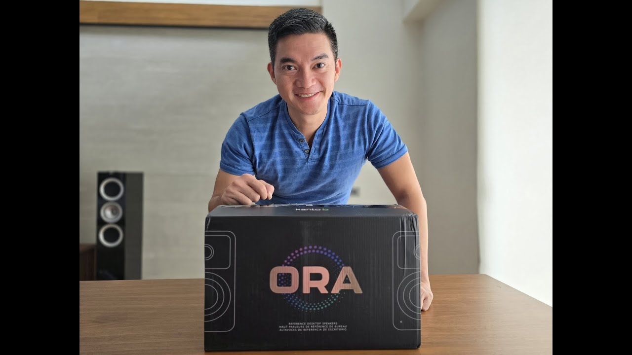 Kanto Ora Desktop Speakers Unboxing