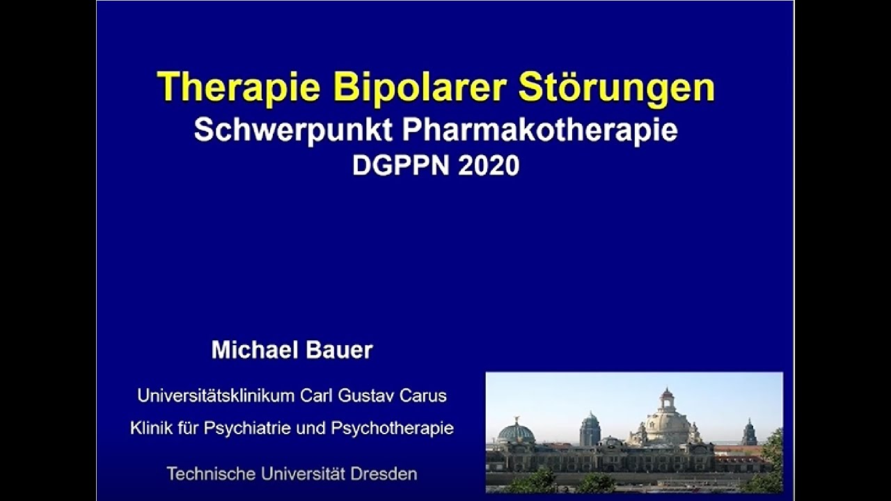 Therapie Bipolarer Störungen Schwerpunkt Pharmakotherapie