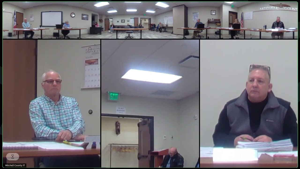 Mitchell County Board of Supervisors Meeting - February 3, 2026