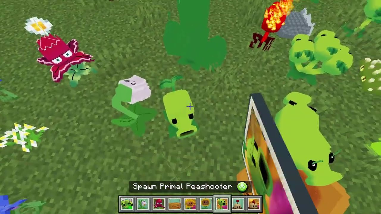 Plants VS Zombies ADDON in Minecraft PE