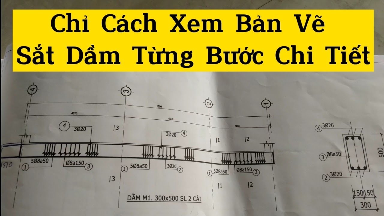Dầm Đi Sắt Như Thế Nào | Cách Đọc Bản Vẽ Xây Dựng p16 Kết Cấu Thép Dầm |Góc Xây Dựng