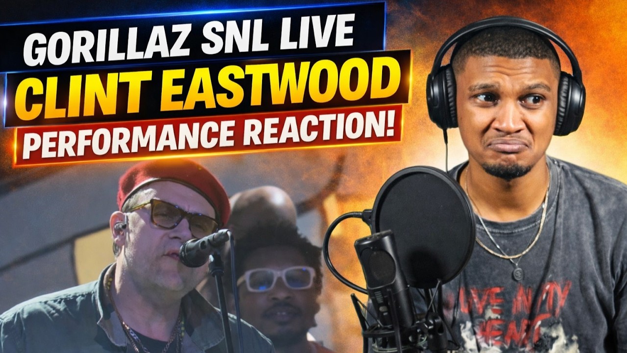 Gorillaz - Клинт Иствуд SNL (Живое выступление) [РЕАКЦИЯ]