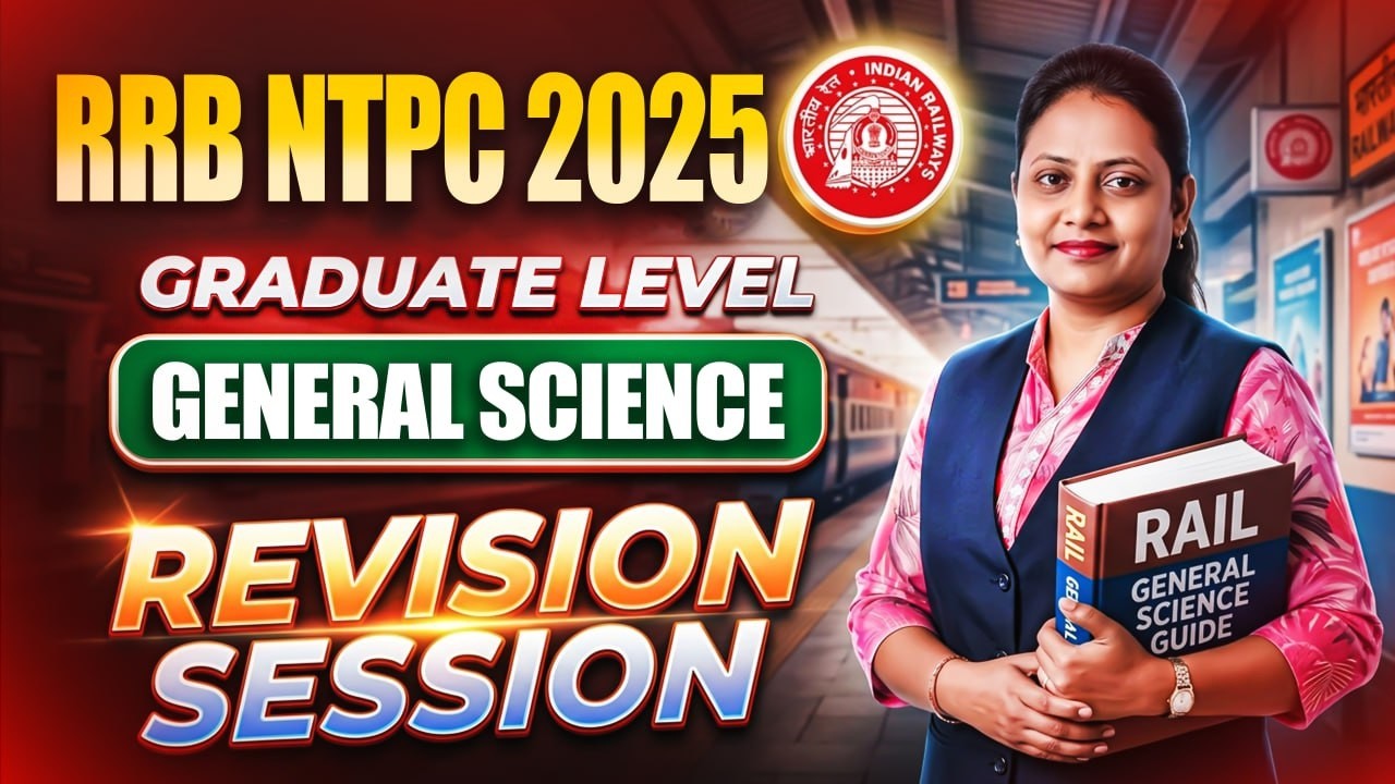 RRB NTPC Group D Science Class 2026 ! Most Expected Q&A ! Science Masterclass By Swarnali Maam