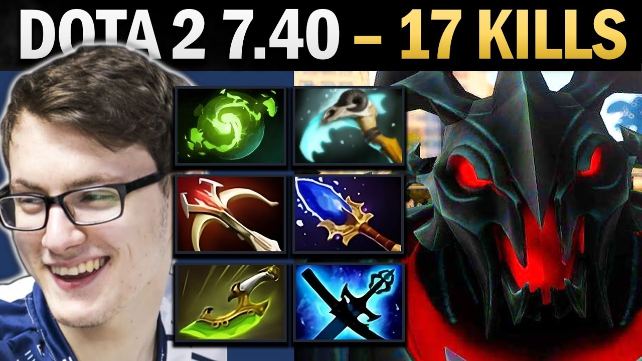 Shadow Fiend Pro Mid with Refresher and 17 Kills - Gameplay Dota 2