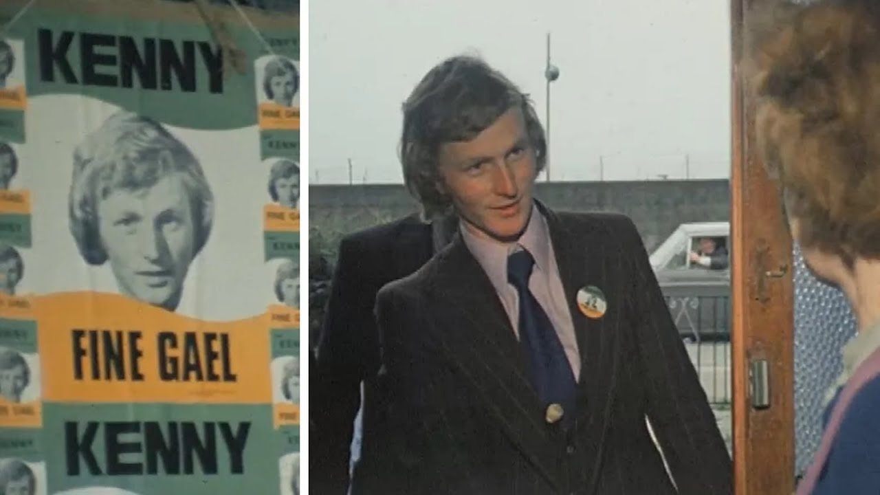 Enda Kenny On The Campain Trail in Co. Mayo, Ireland 1975