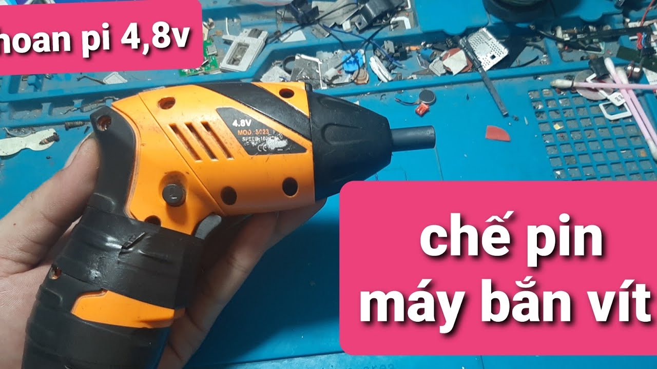 Đóng pin máy bắn vít 4,8v