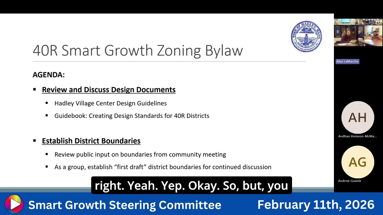 Smart Growth Steering Committee: 2-11-26
