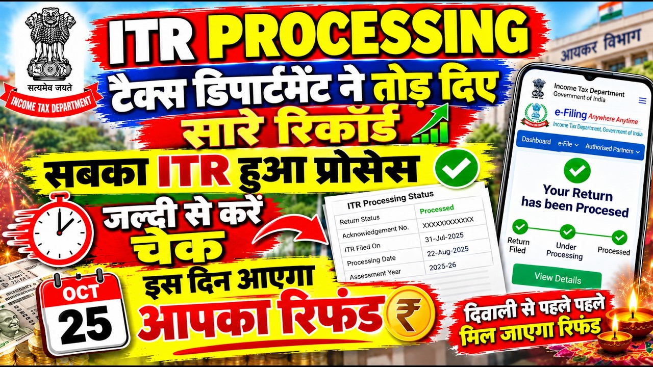 ITR Refund Big Update 2026 🔥09 cr. Refund processed | ITR 1, 2, 3, 4 | Check Refund Now