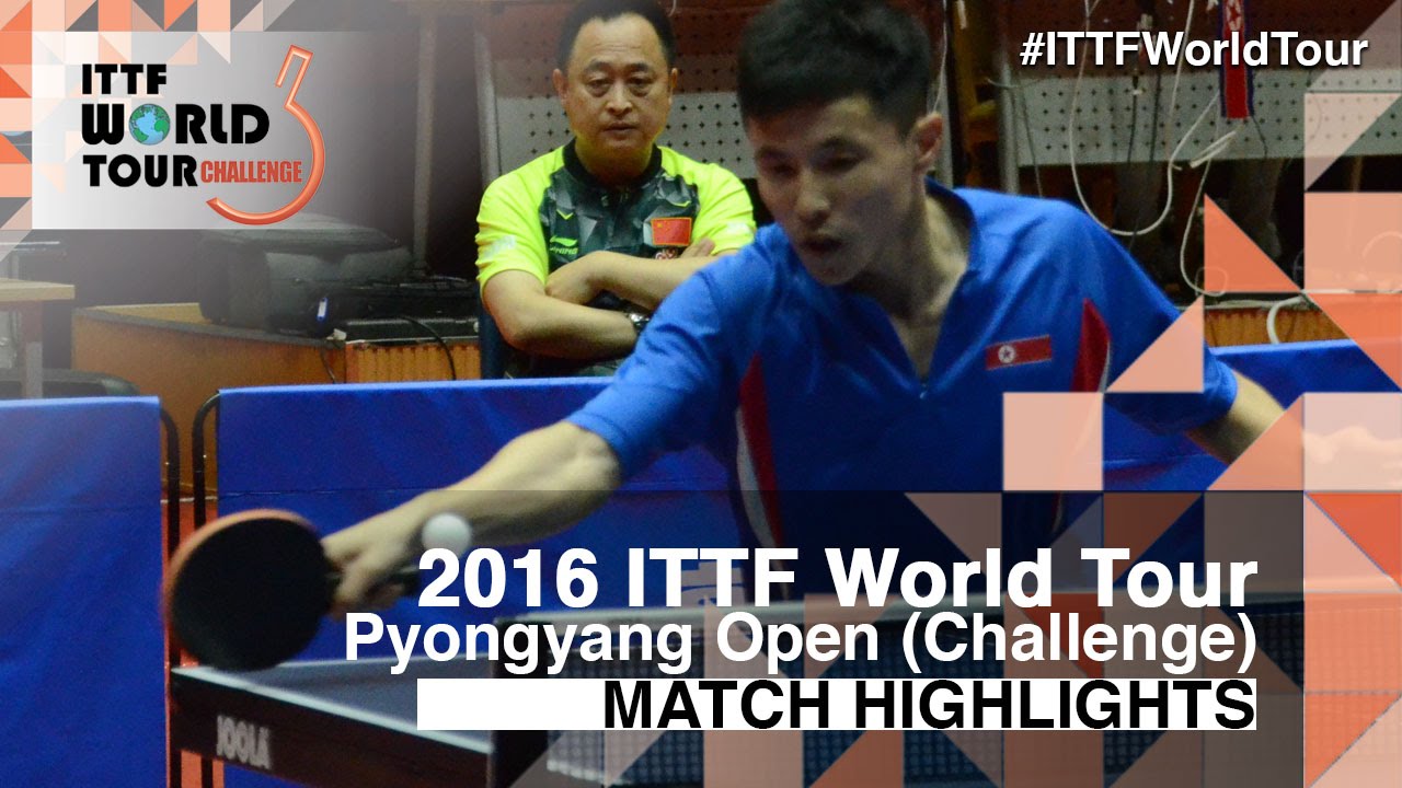 2016 Pyongyang Open Highlights: Ro Kwang Jin vs Kang Wi Hun (1/2)