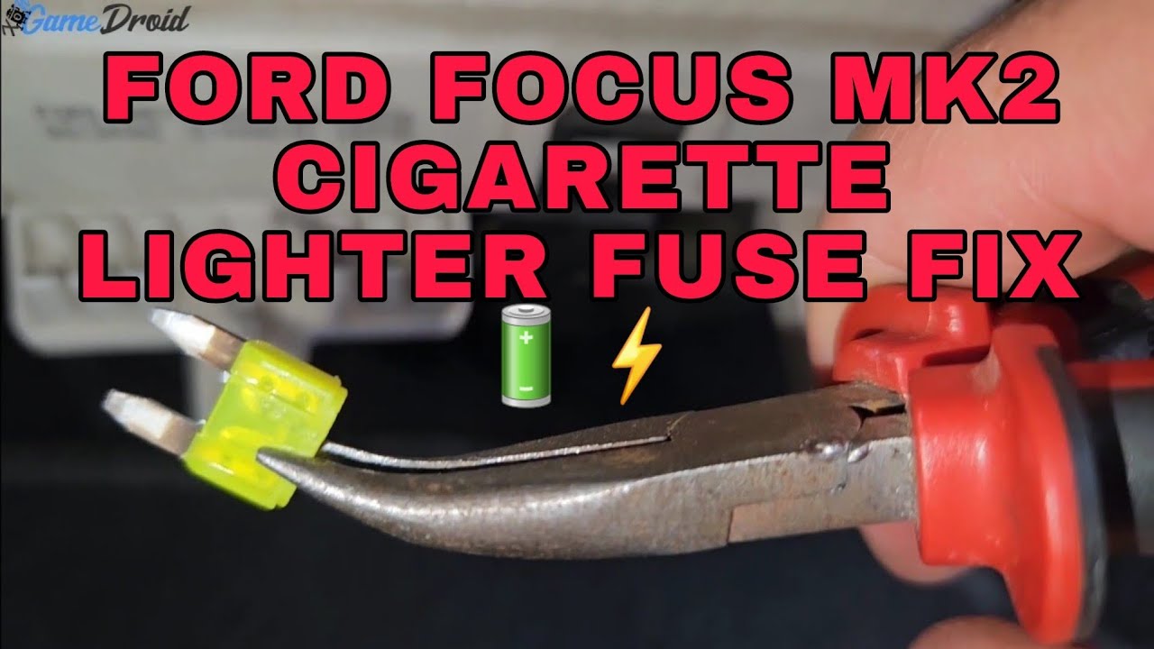 How to fix Ford Focus Mk2 cigarette lighter Fuse Replace DIY 🚗👨‍🔧 - Fuse Box Location