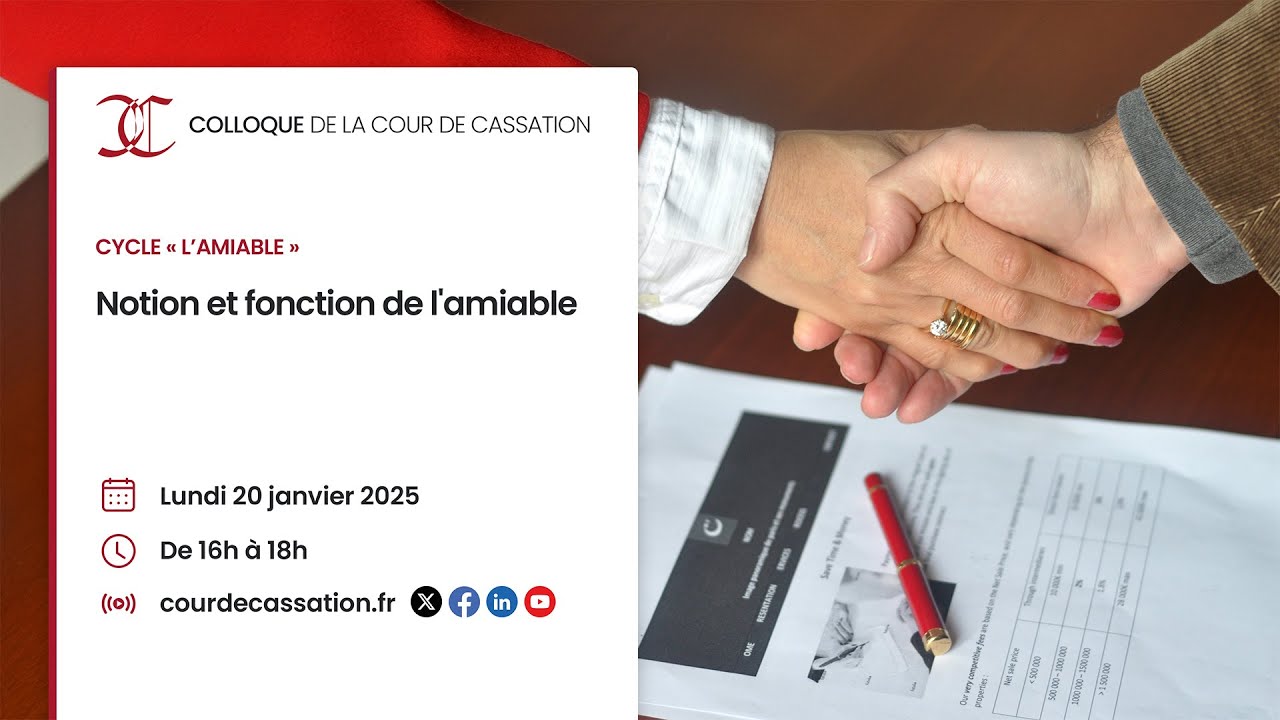 Notion et fonction de l'amiable