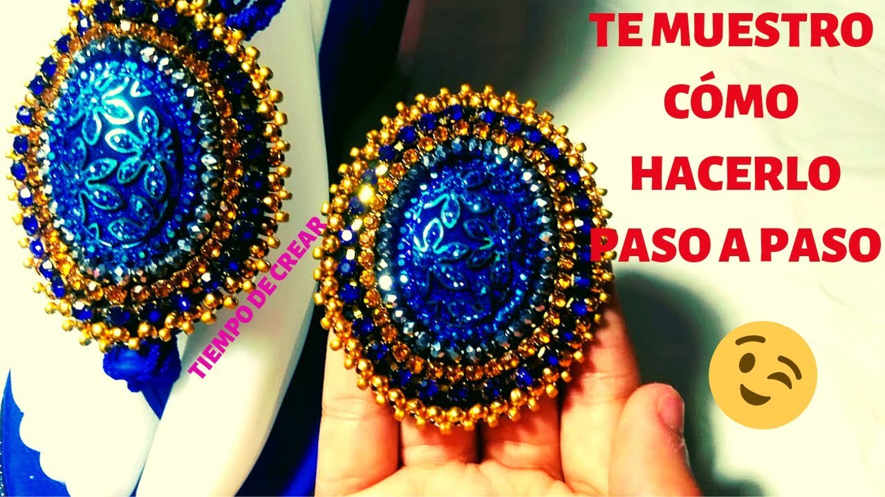 APLIQUE para sandalia en macramé😍 con la técnica de EMBROIDERY 1/3. Paso a paso
