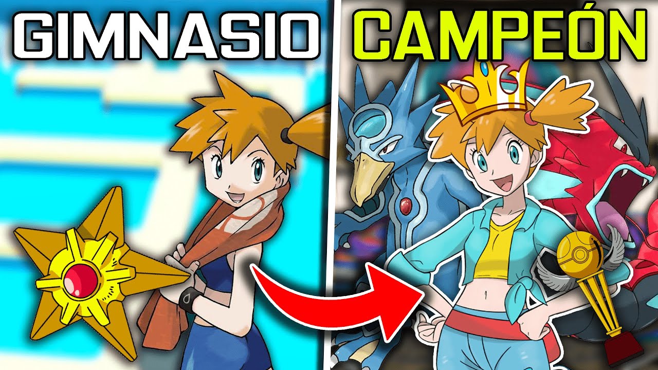 Si cada LÍDER de GIMNASIO fuese el CAMPEÓN de la LIGA POKÉMON (KANTO)