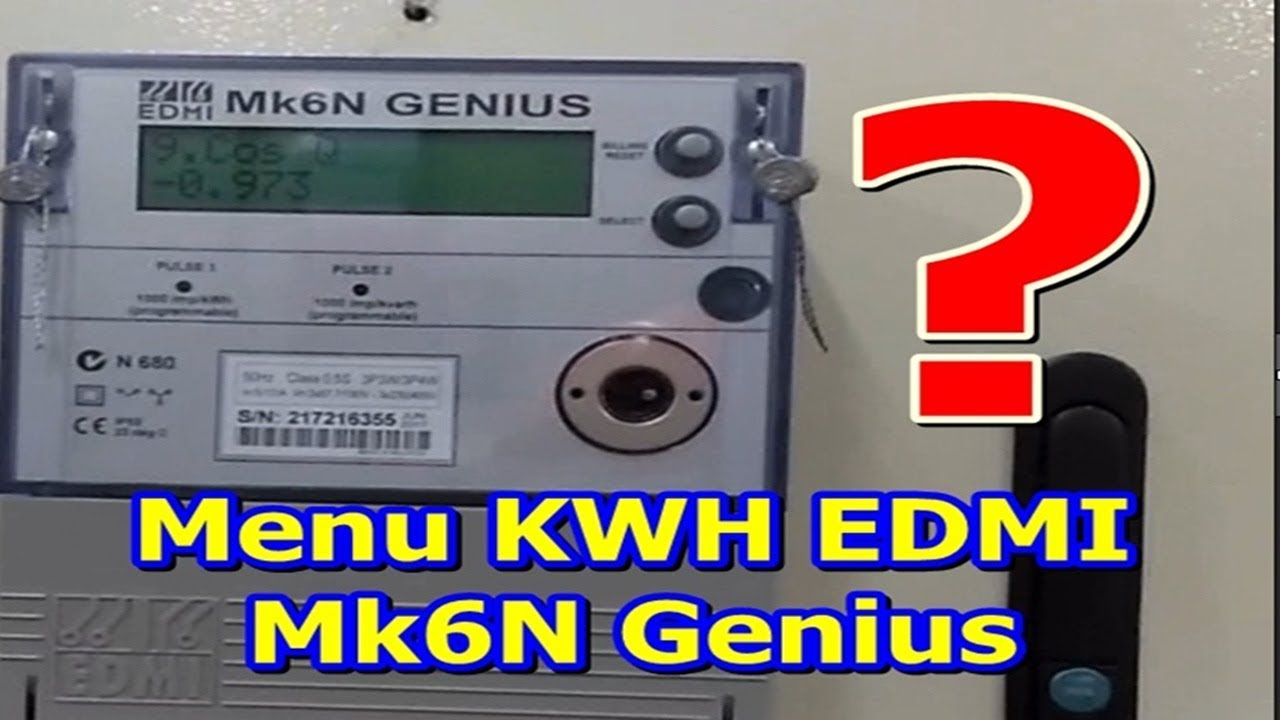 KWH Meter EDMI Mk6N Genius Display