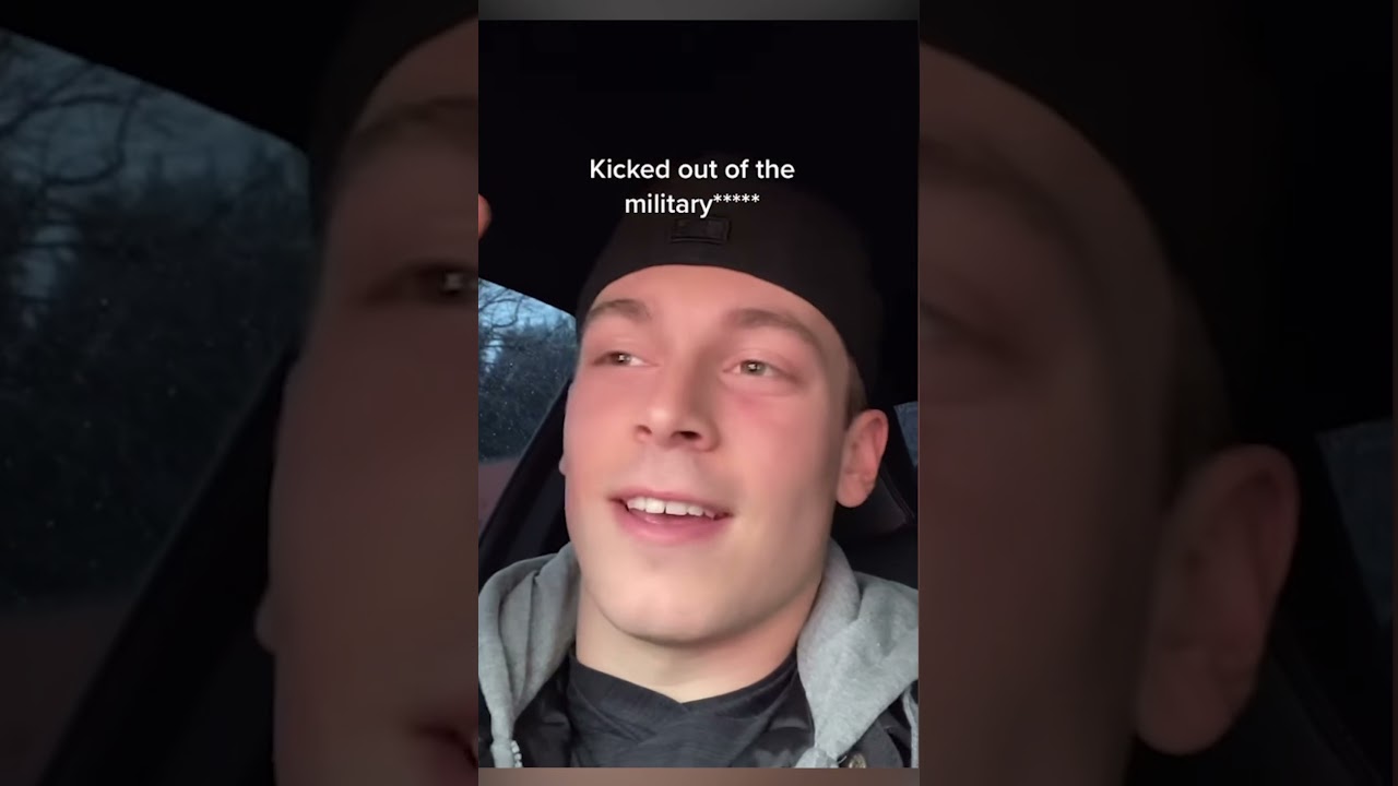 When you get kicked out of the Military...