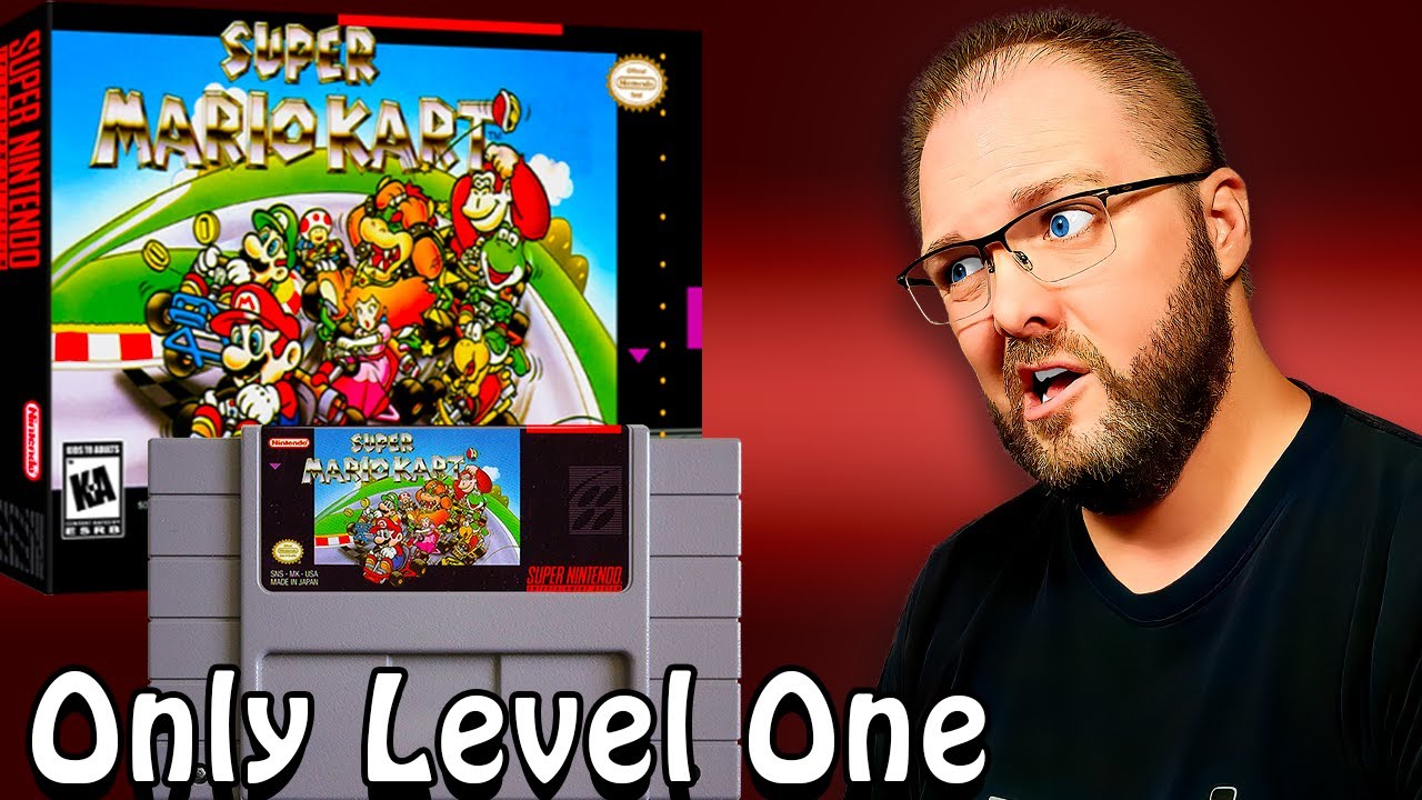 Super Mario Kart - SNES - Only Level One