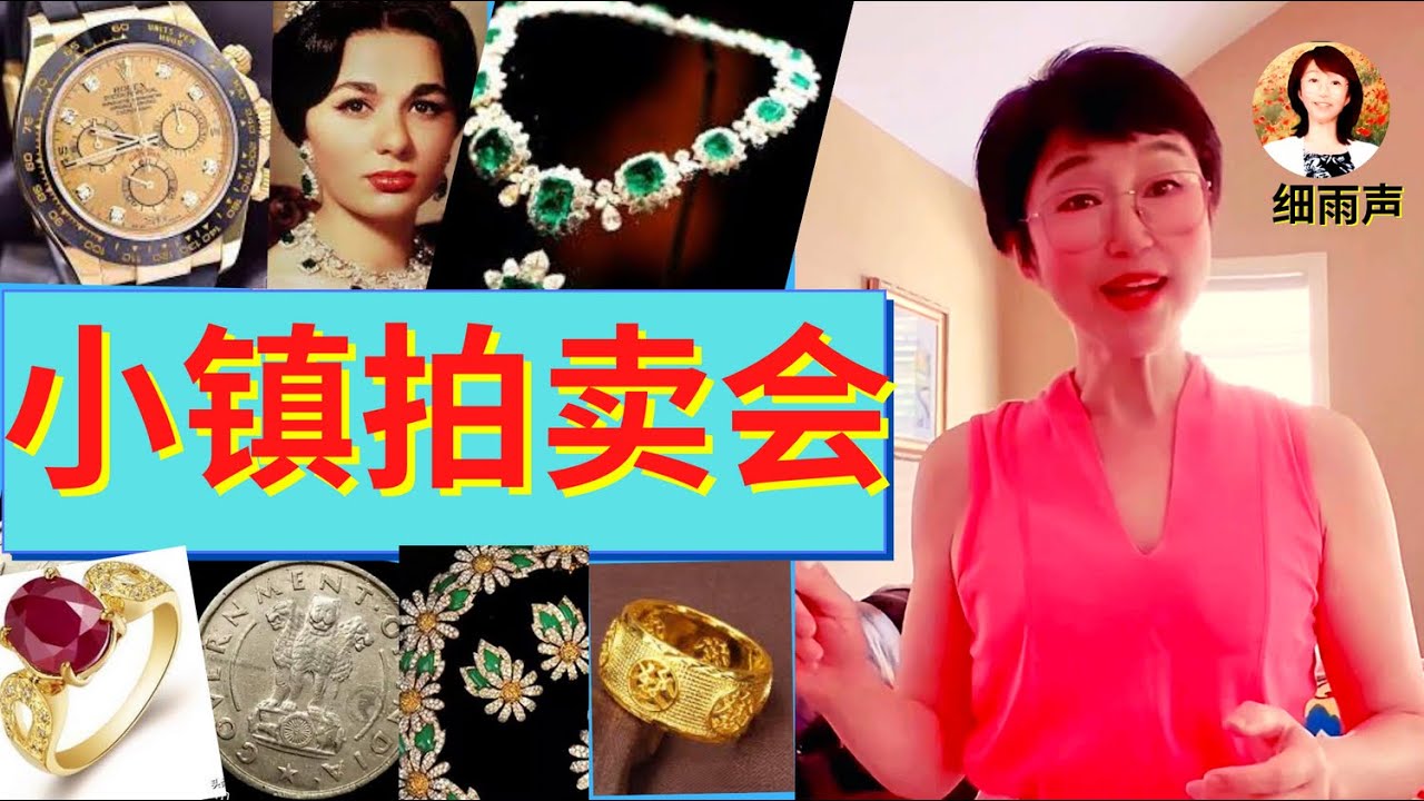 5期．【第一次看拍卖会】见识一下美国小镇拍卖现场是什么样？都拍卖些什么？乡绅们怎样飙价？丨The first time to see an auction丨细雨声