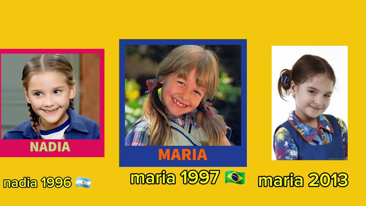 chiquititas comparação argentina Brasil 1997 2013